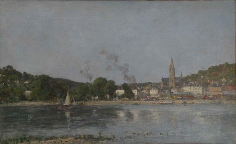 Eugene Boudin La Seine oil painting image